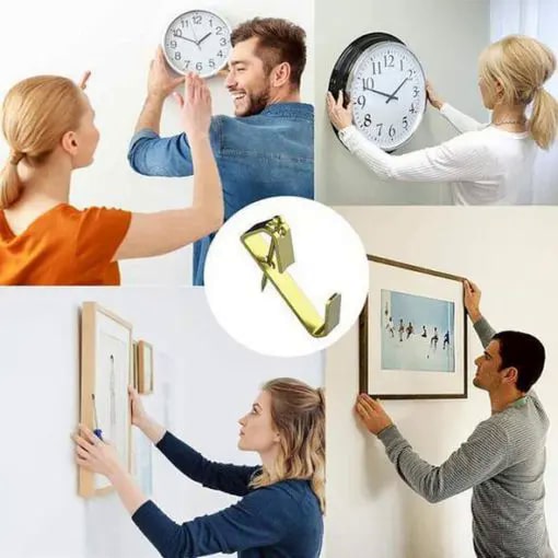 130 قطعة من شماعات الصور مع الأظافر