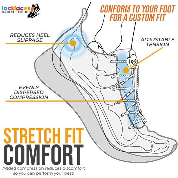 أربطة أحذية مرنة لا تربط - الصورة 2