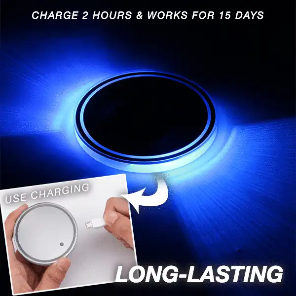 منصات حامل كأس السيارة LED - الصورة 2