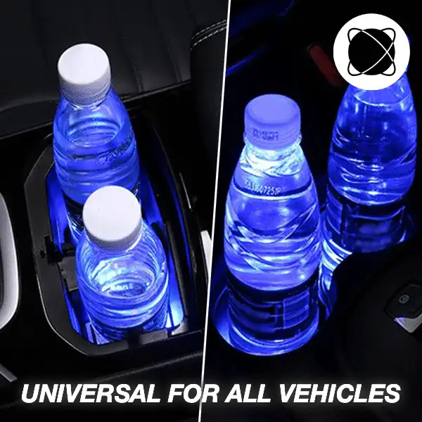 منصات حامل كأس السيارة LED - الصورة 4