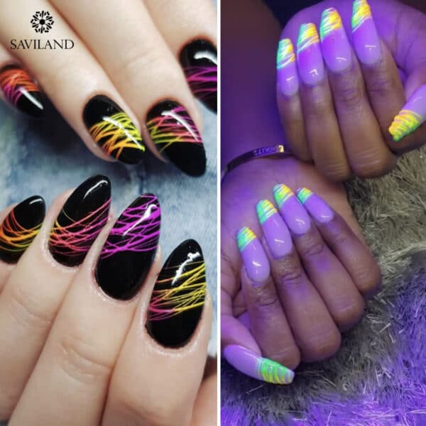 مجموعة جل الأظافر العنكبوتية المضيئة - الصورة 4