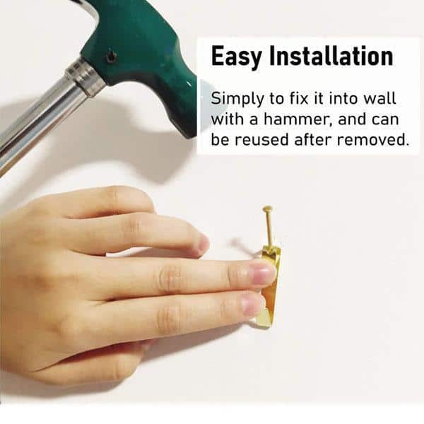 130 قطعة من شماعات الصور مع الأظافر - الصورة 4